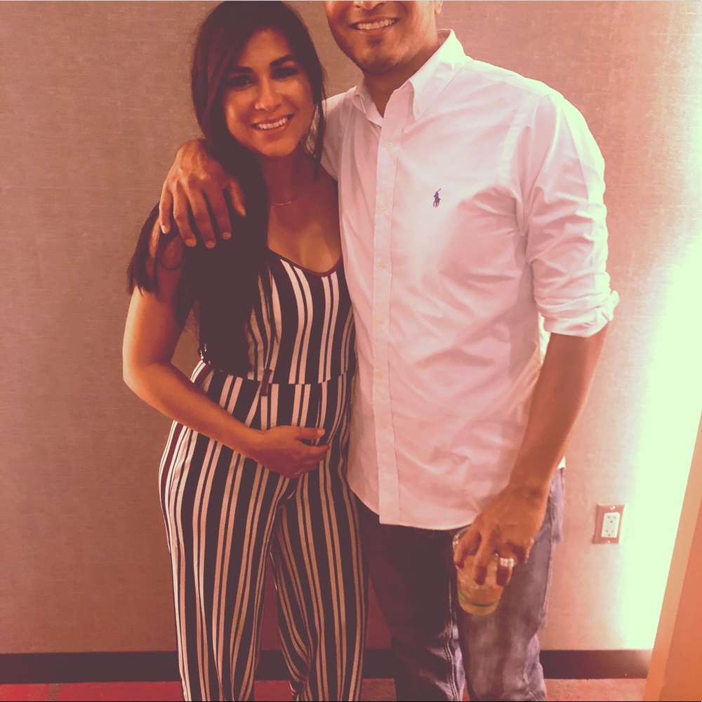 Forever 21 small velvet jumper pants maroon